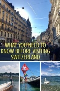 What you need to know before visiting Swizerland