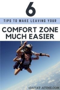 Leaving our comfort zone together