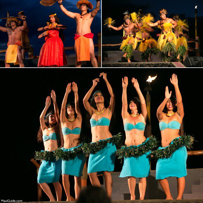 hula dancing at the marriott luau