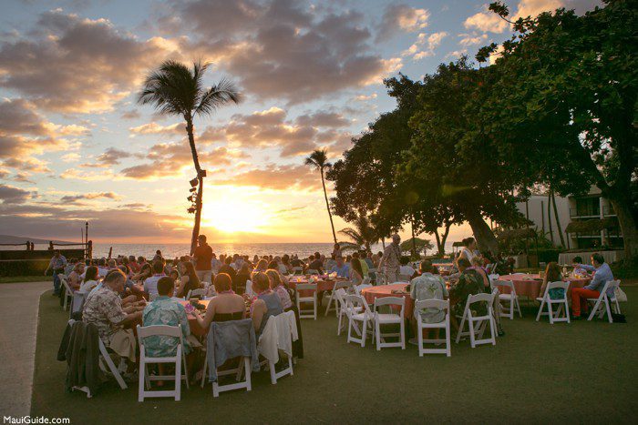 marriott luau food