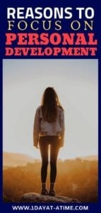 Reasons to focus on Personal Development